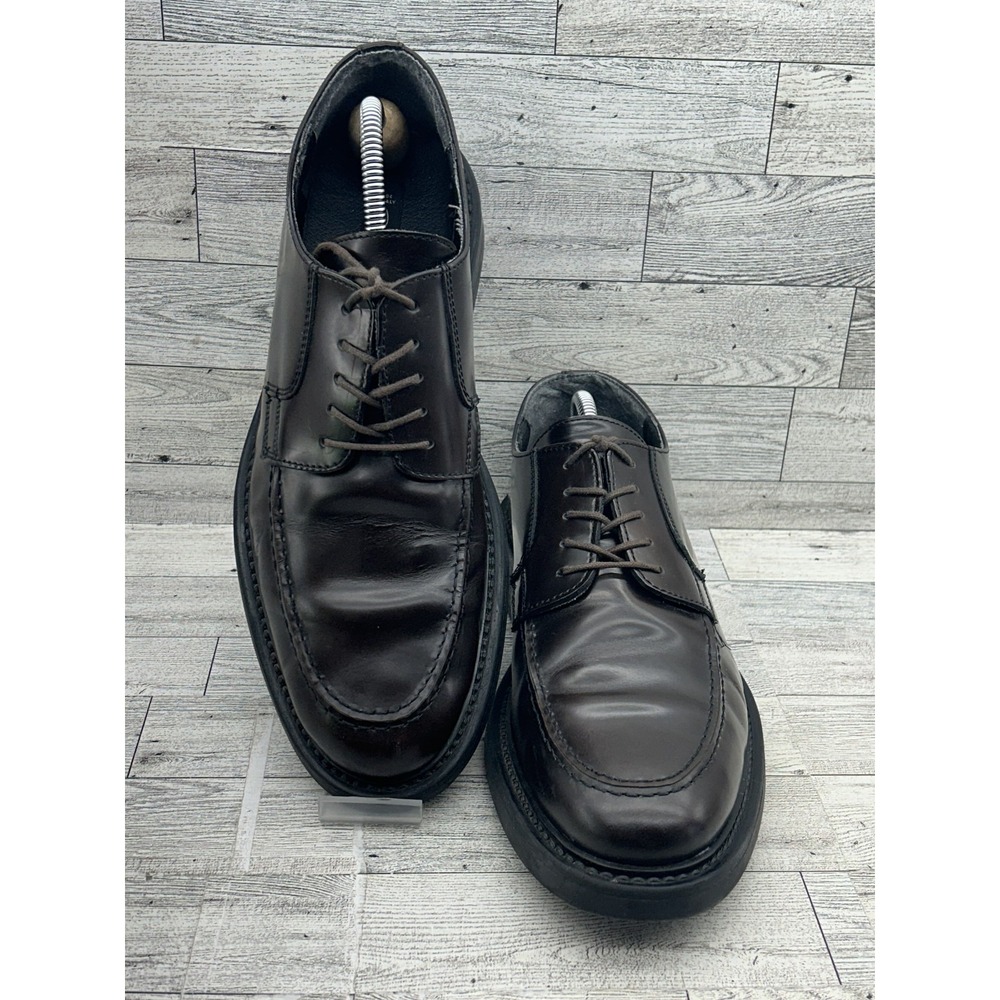 Skechers Collection Shoes Mens Size 10.5 Brown Leather Dress Comfort Made Italy